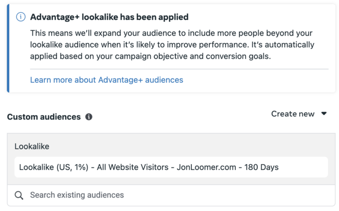 Advantage Lookalike